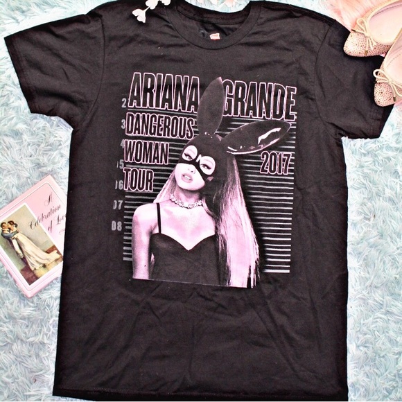 Ariana Grande Tops - Ariana Grande Dangerous Woman Tour T-Shirt